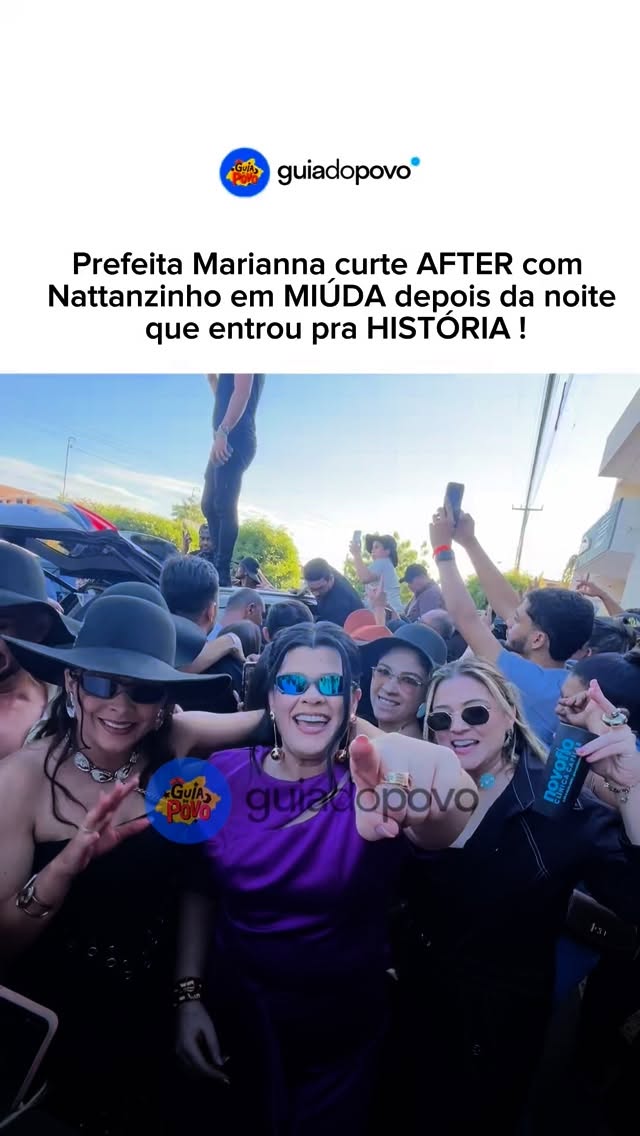 Até a prefeita MARIANNA ALMEIDA entrou no clima do AFTER la do bar de MIÚDA!! QUE DIA 🔥🔥