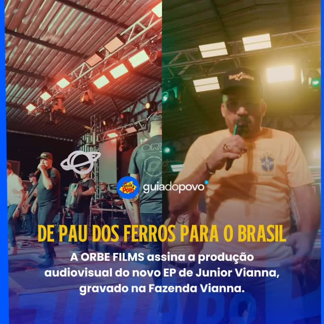 “O Hexa é Nosso”, de Junior Vianna e Caninana, foi gravado na Fazenda Vianna com produção audiovisual assinada pela ORBE FILMES.
